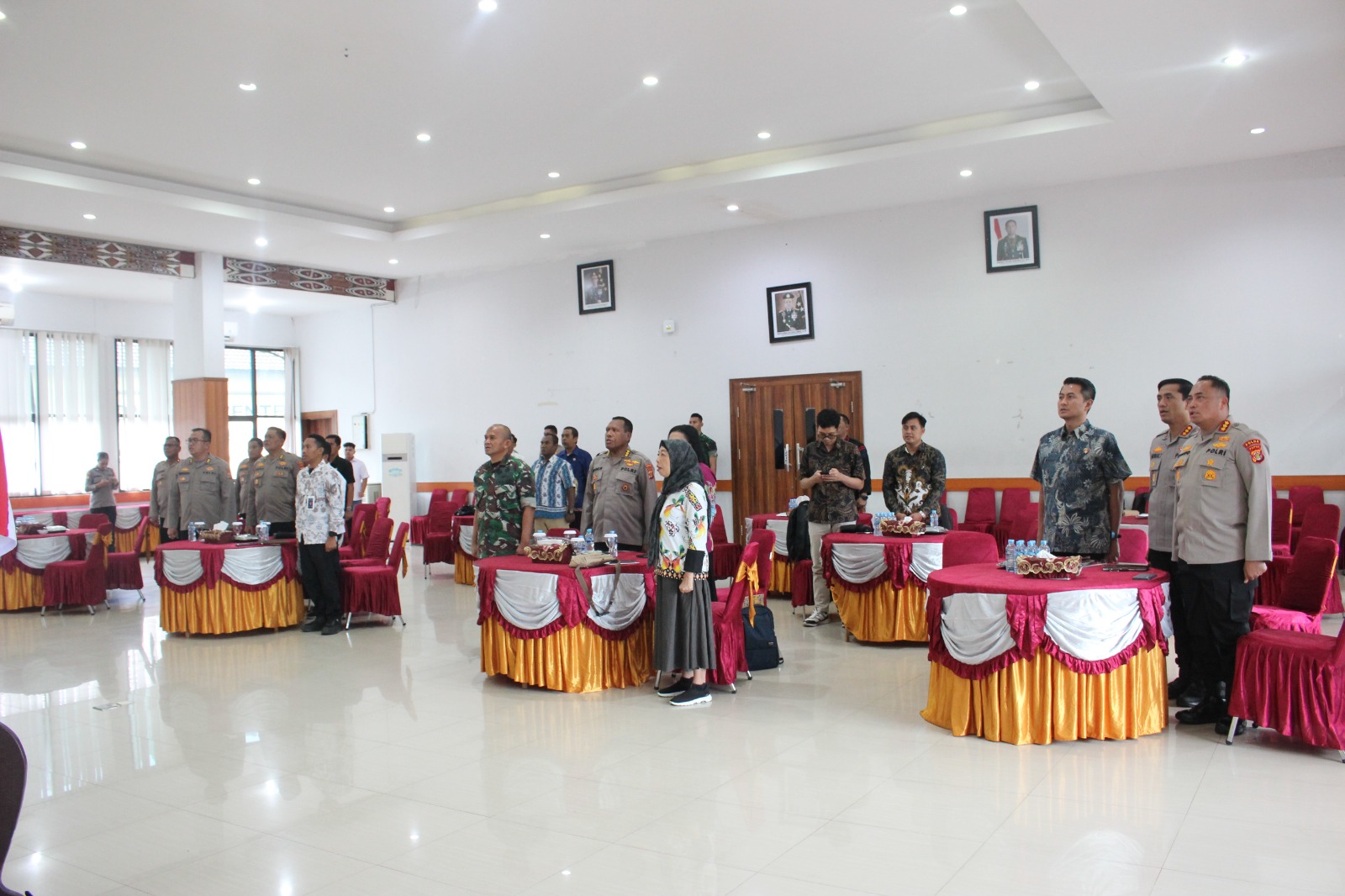 Polda Papua Ikuti Peresmian 1.179 Satuan Pelayanan Gizi Polri dan 18 Gudang Ketahanan Pangan oleh Presiden RI Secara Virtual