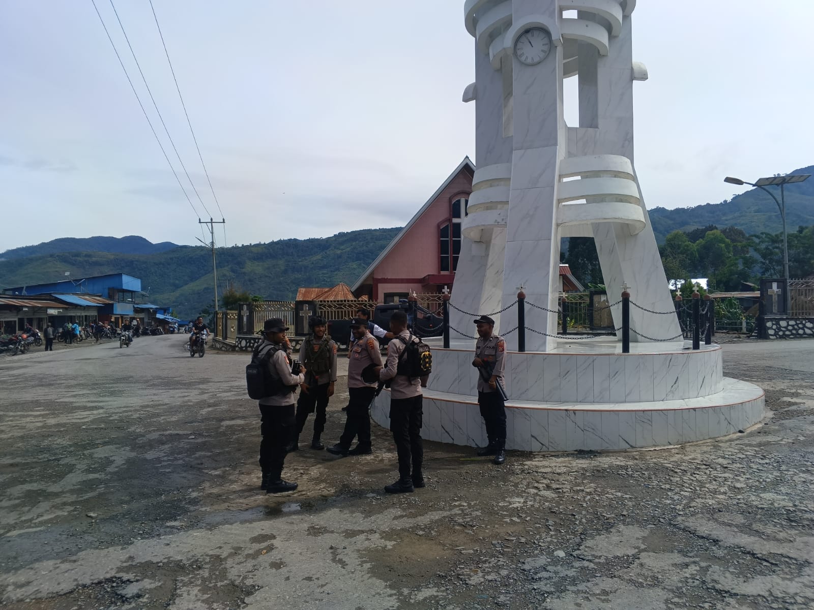 Polres Tolikara Tingkatkan Patroli Kamtibmas Di Momen Hari Raya Imlek