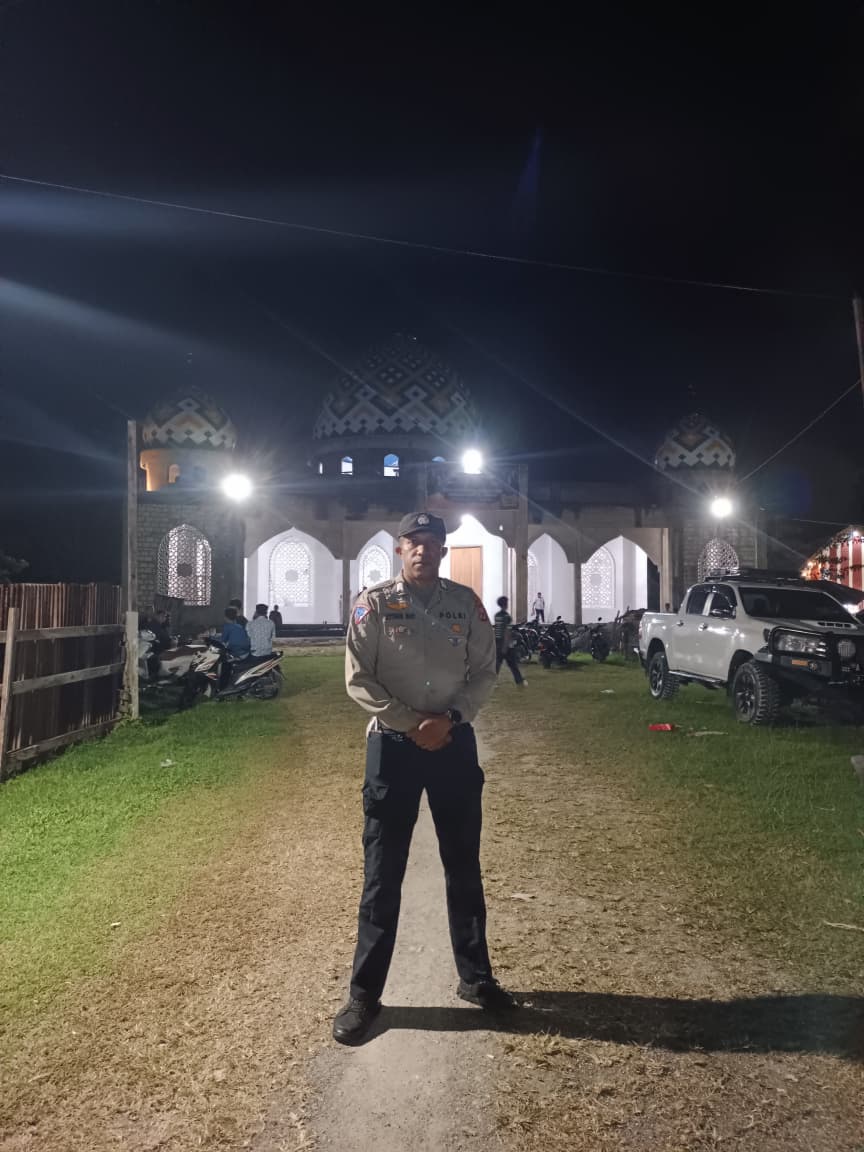 Jamin Kekhusyukan Ramadan, Polres Sarmi Amankan Sholat Tarawih di Seluruh Wilayah