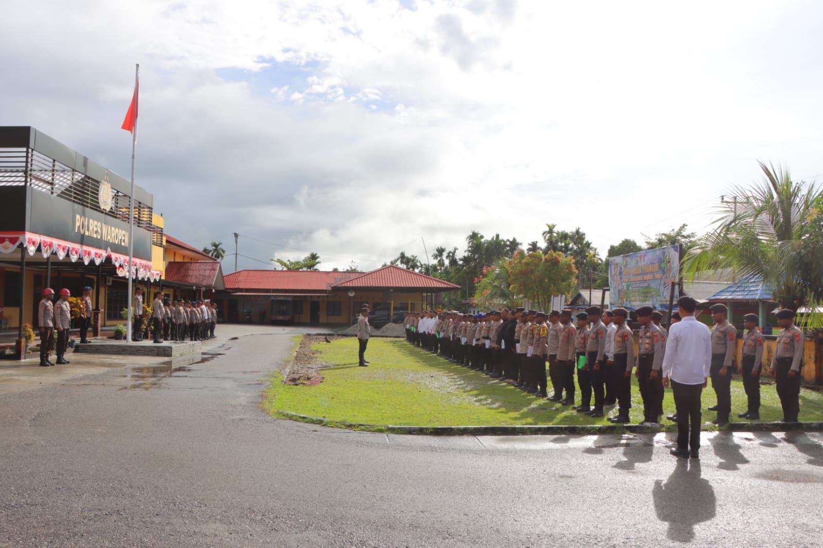 Kapolres Waropen : Pedomani Tribrata dan Catur Prasetya Dalam Pelaksanaan Tugas Sehari-hari
