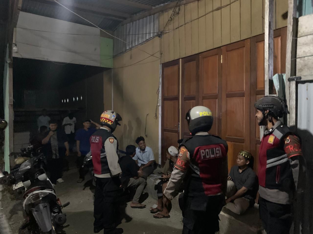 Satuan Samapta Gelar Patroli Kamtibmas Di Malam Hari, Cegah Timbulnya Gangguan Kamtibmas