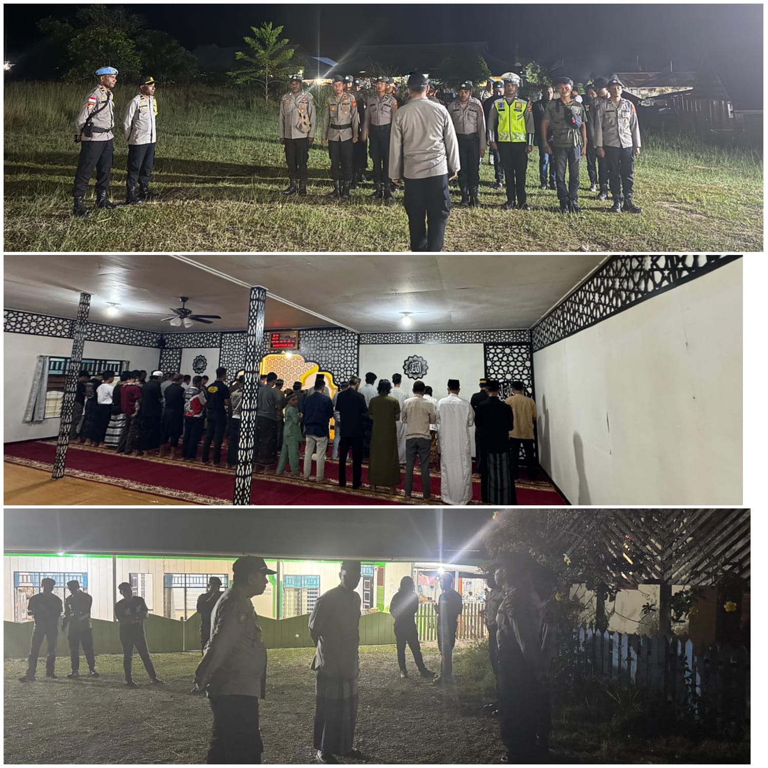 PENGAMANAN SHOLAT TARAWIH HARI KE-6 DI MASJID AL MUHAJIRIN KOBAKMA