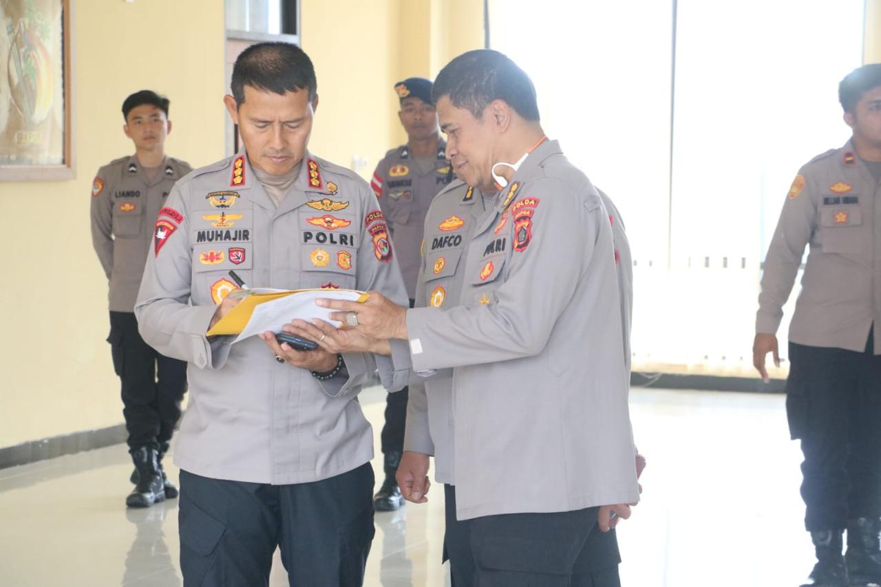 Wujudkan Satker Profesional, Wakapolda Papua Lakukan Pengecekan Menyeluruh