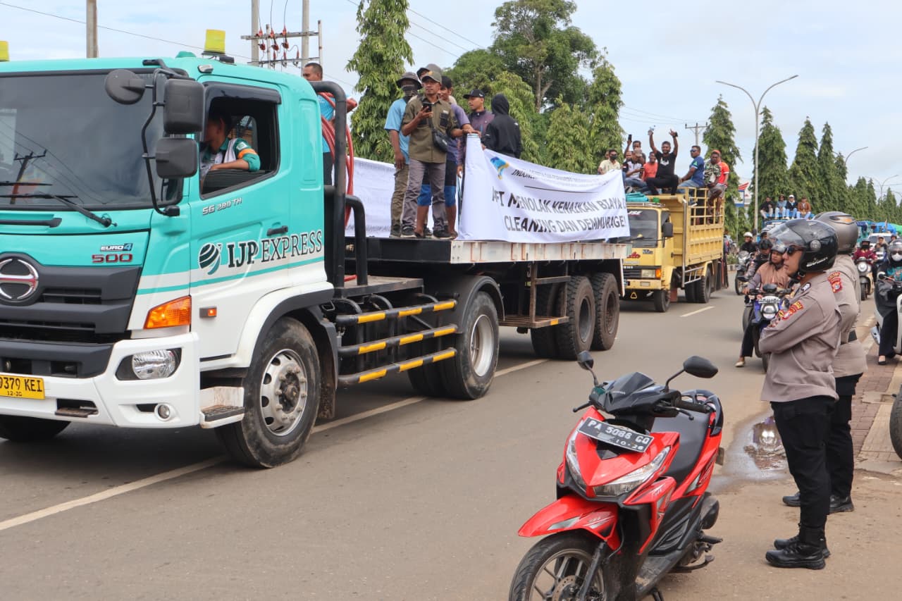 Polres Merauke Amankan Aksi Damai ALFI, Situasi Berjalan Aman dan Kondusif