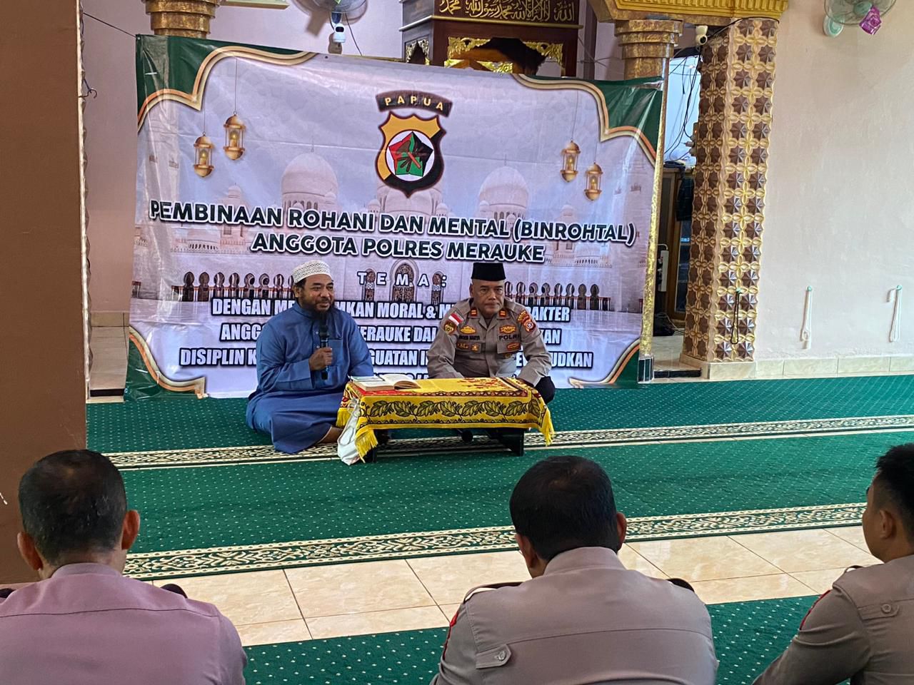 Binrohtal Polres Merauke, Perkuat Iman dan Karakter Personel Menuju Polri Humanis
