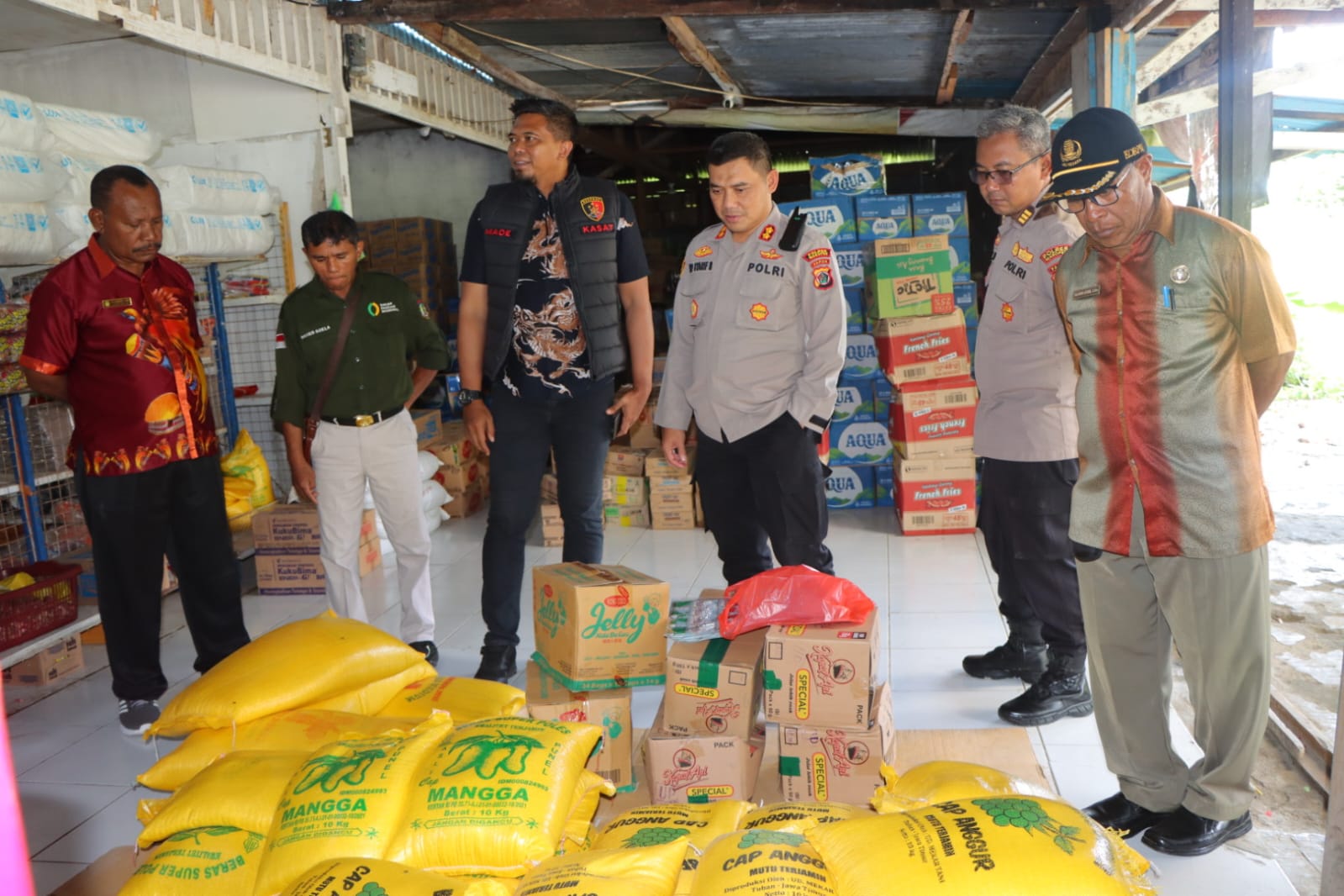 Jelang Idul Fitri 1447 H, Polres Waropen Bersinergi Bersama Pemkab Waropen, Sidak Ketersediaan Sembako