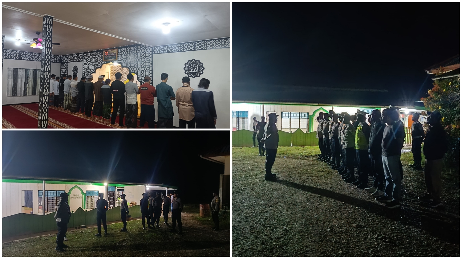 Polres Mamberamo Tengah Pastikan Ibadah Tarawih Berlangsung Aman dan Tertib