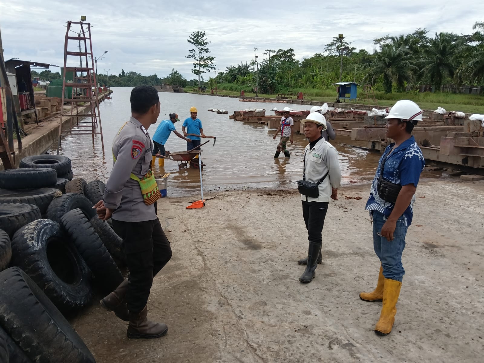 Patroli Dialogis Sat Polairud Polres Boven Digoel, Perairan Terpantau Aman dan Kondusif.