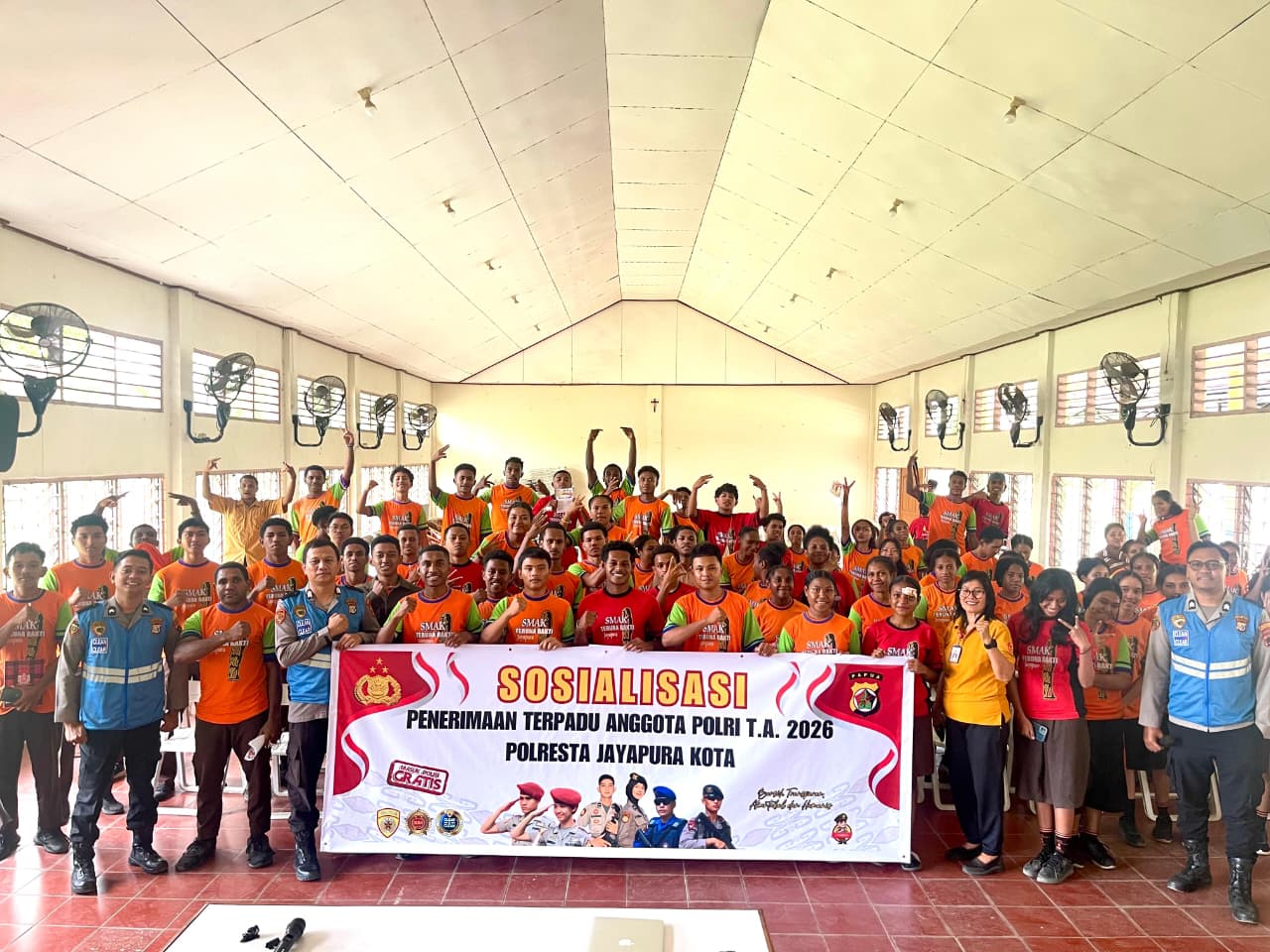 ‎Bag SDM Polresta Sosialisasikan Rekrutmen Polri di Sekolah-sekolah