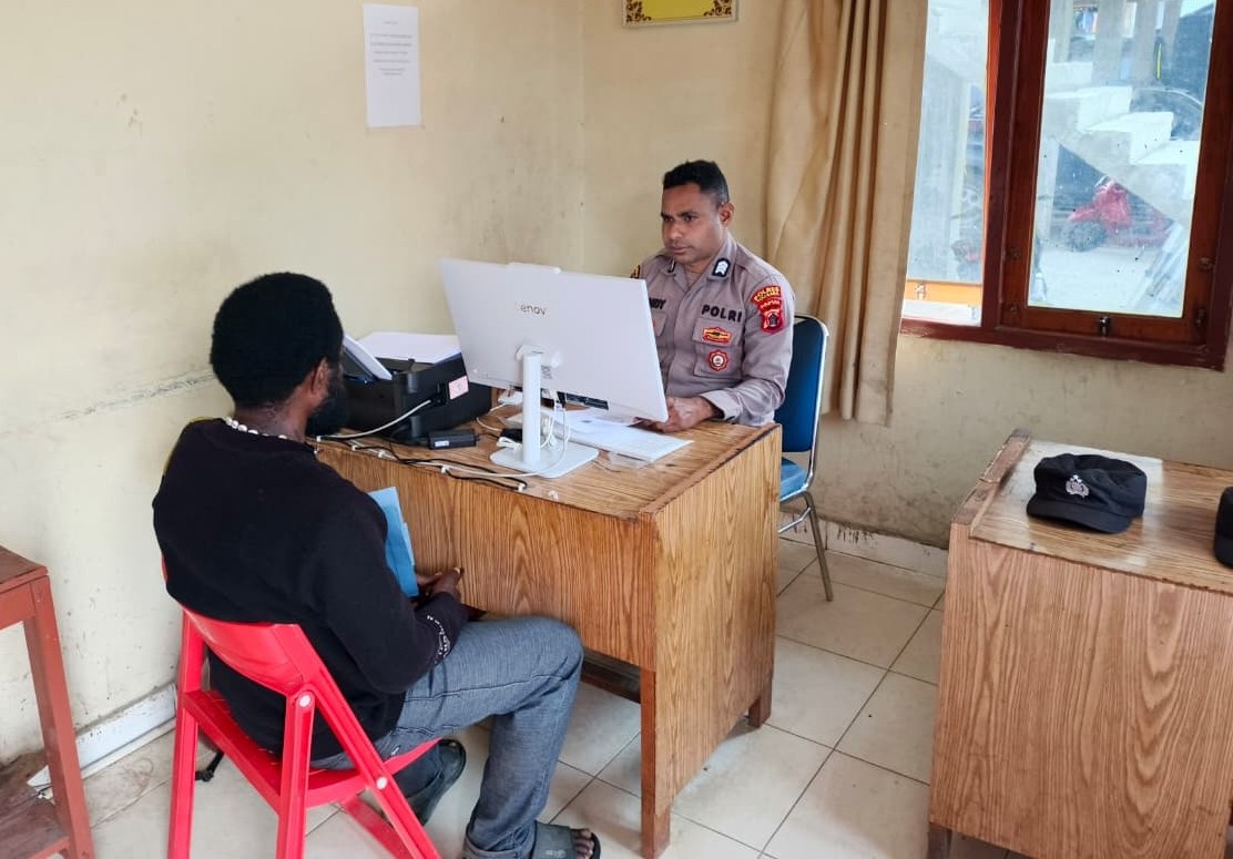 Polres Tolikara Hadirkan Pelayanan Spkt Yang Humanis Kepada Masyarakat