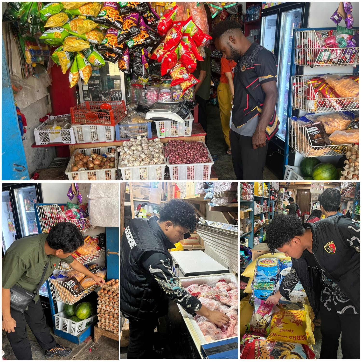 Pengawasan Harga Bapok Jelang Idul Fitri, Sat Reskrim Polres Mamberamo Tengah Jaga Stabilitas