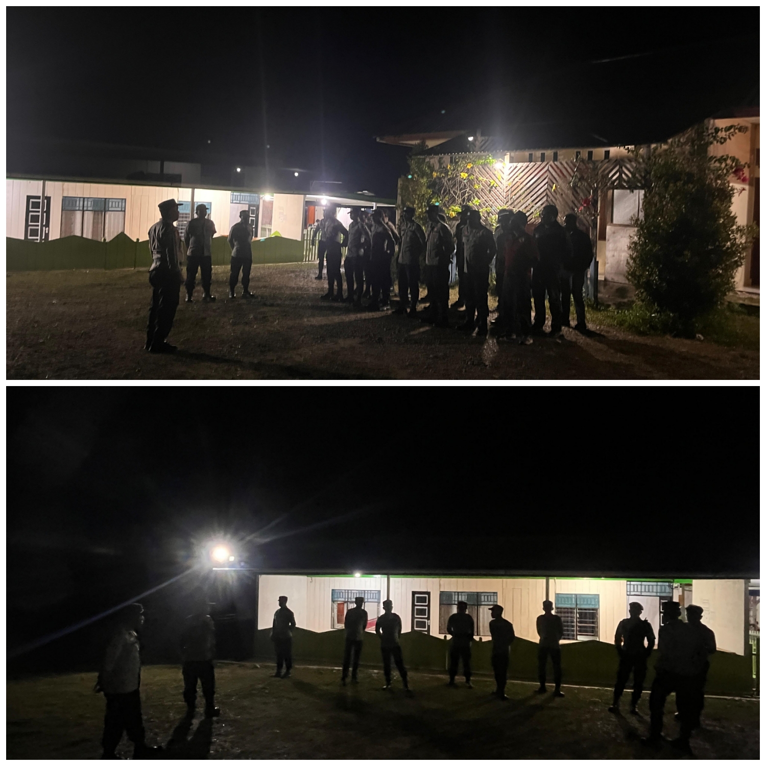 Pengamanan Takbiran Terpusat di Masjid Al-Muhajirin Kobakma Berlangsung Aman dan Tertib