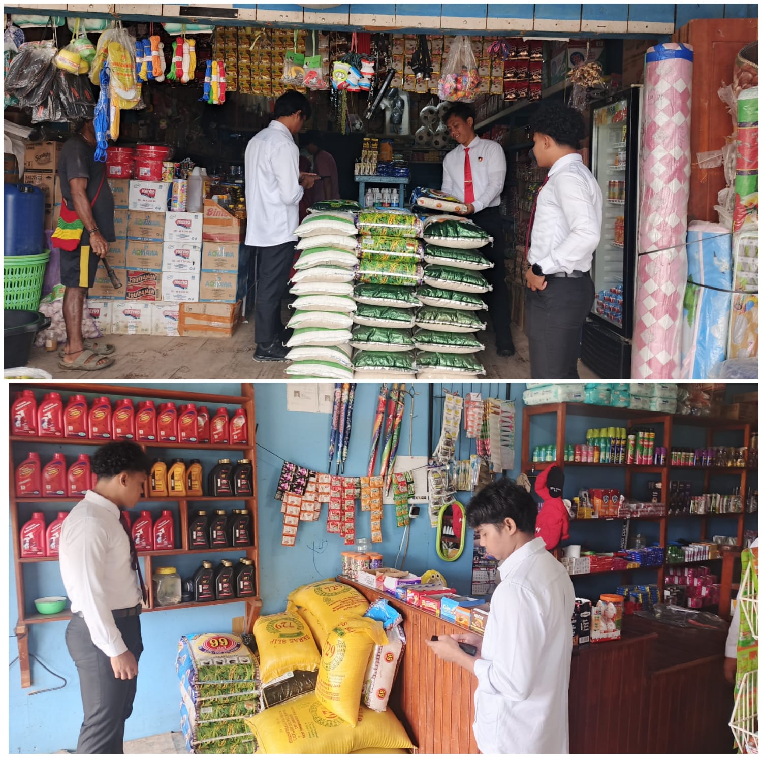 Sat Reskrim Polres Mamberamo Tengah Monitoring Stok dan Harga Sembako pada Hari Ke-13 bulan Ramadhan di Kobakma