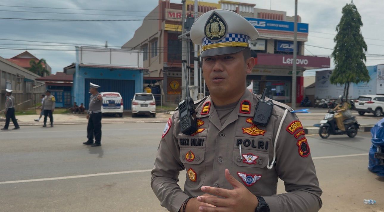 Polres Merauke Tangani Kecelakaan Lalu Lintas di Simpang Martadinata–Ahmad Yani