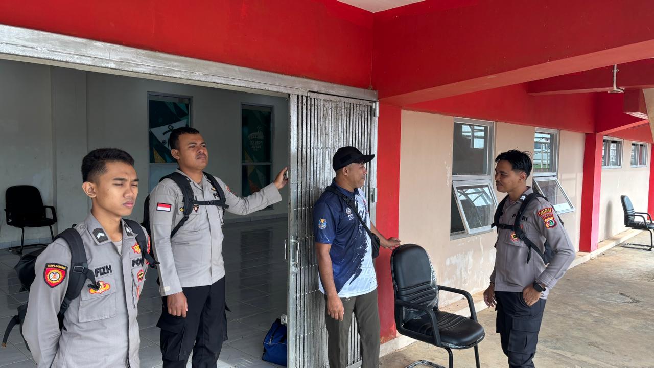 Polres Merauke Laksanakan Pengamanan Kompetisi Liga 4 Piala Gubernur Papua Selatan di Stadion Katapal