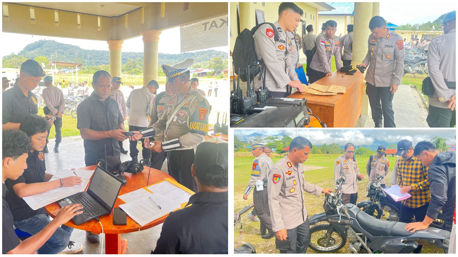 Kapolres Pimpin Langsung Pemeriksaan Barang Dinas di Polres Mamberamo Tengah