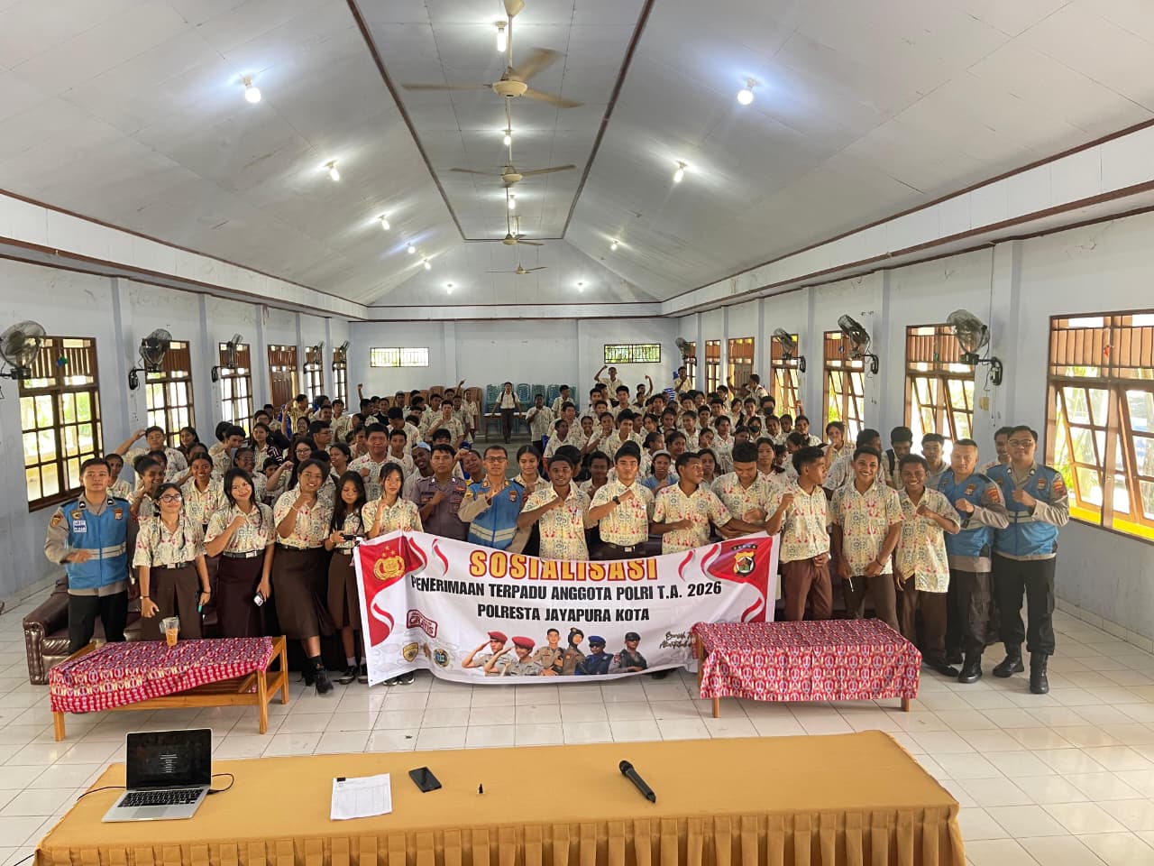 ‎Lagi, Guna Tanamkan Semangat Pengabdian, Bag SDM Polresta Sosialisasikan Penerimaan Terpadu Polri