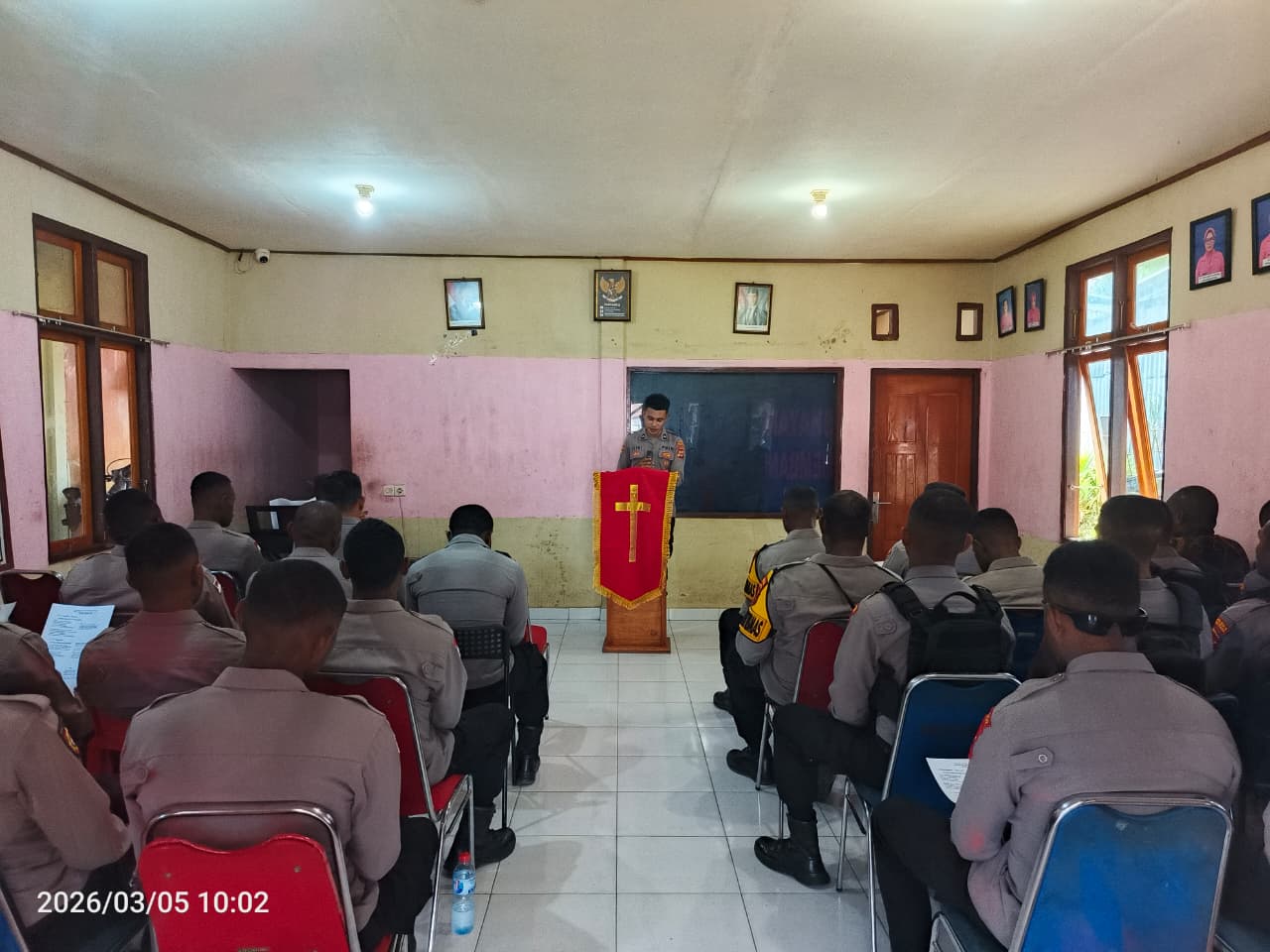 Bentuk Karakter Yang Religius, Personel Nasrani Polres Tolikara Gelar Giat Binrohtal