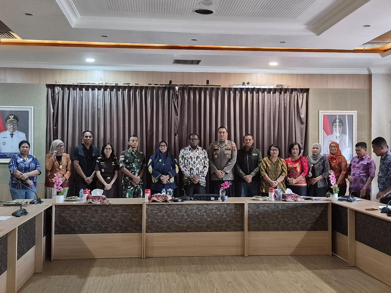 Kapolres Merauke Hadiri Rapat Forkopimda Bahas Stabilitas Ekonomi Jelang HBKN