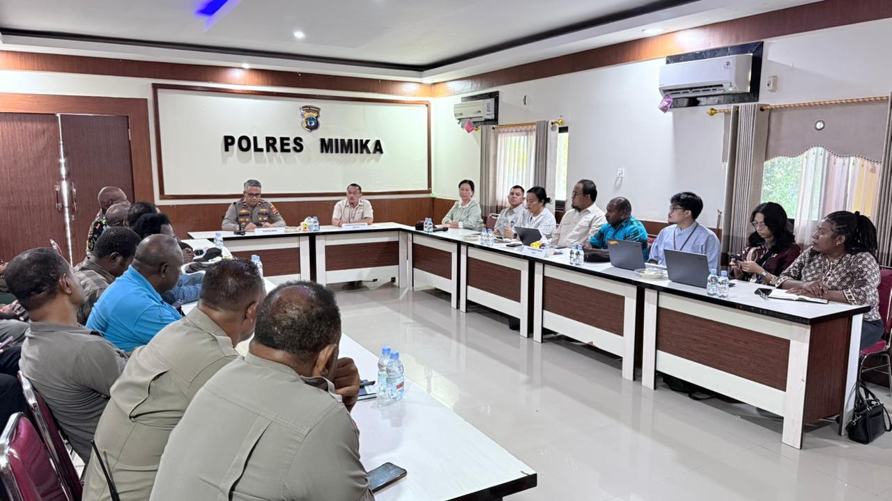 Pertemuan Kementerian HAM RI dengan Suku Kamoro Bahas Konflik Tapal Batas Adat di Mimika