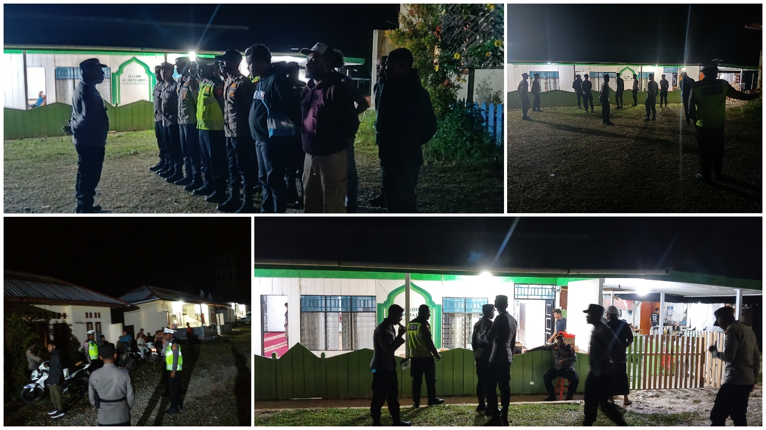 Pengamanan Tarawih Polres Mamberamo Tengah, Wujud Pelayanan Prima Polri