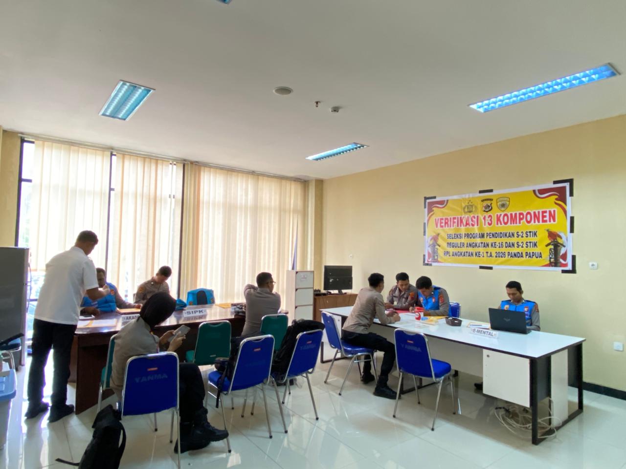 Polda Papua Laksanakan Verifikasi 13 Komponen Seleksi Pendidikan S-2 STIK Tahun Anggaran 2026