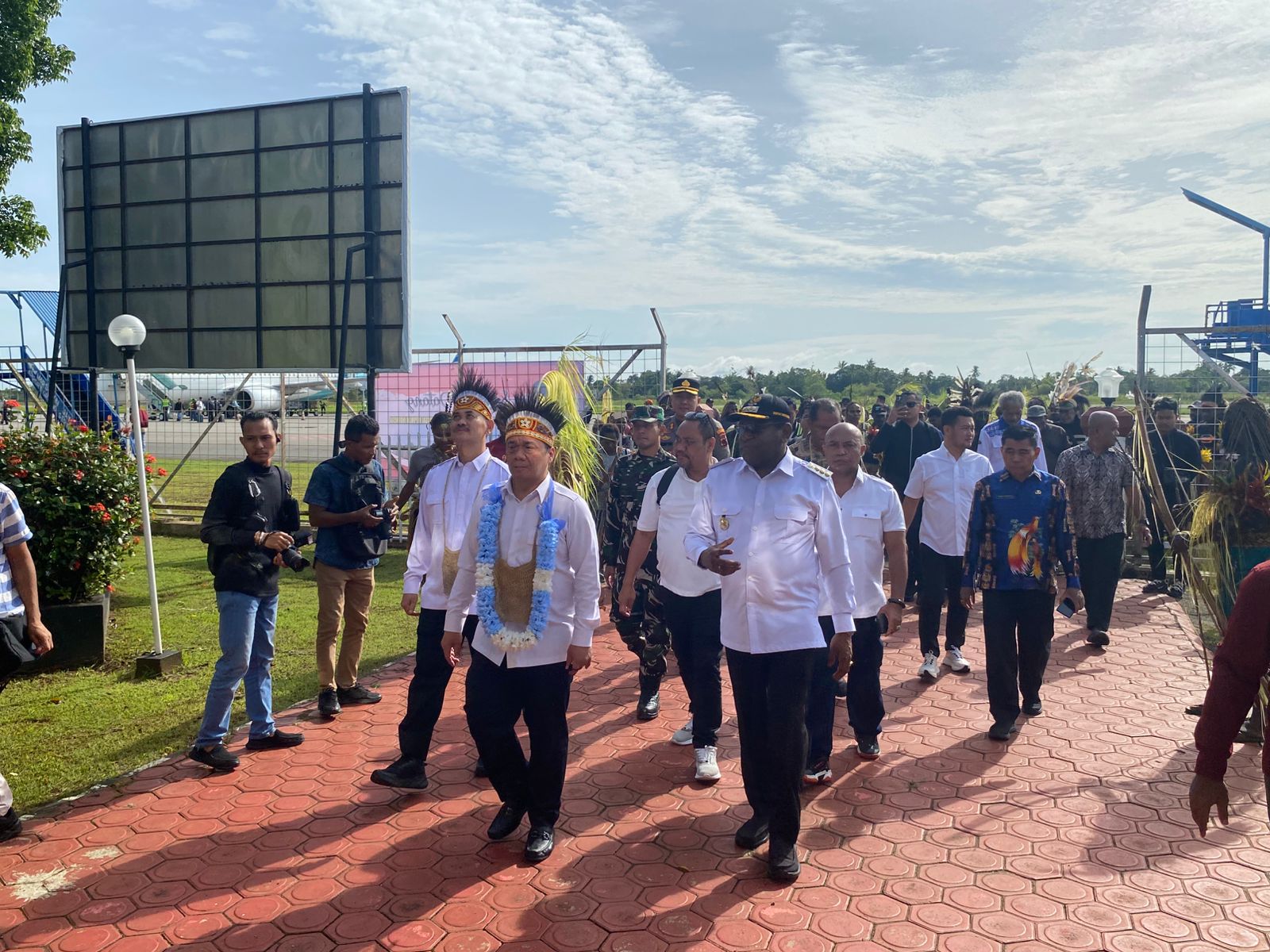 Kapolres Merauke Ikuti Kegiatan Kunjungan Kerja Wamendes PDT RI di Kabupaten Merauke