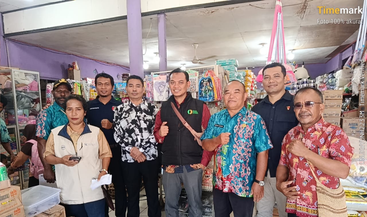 Satgas Pangan Kabupaten Mappi Gelar Sidak di Pasar Kepi, Pastikan Stabilitas Harga.