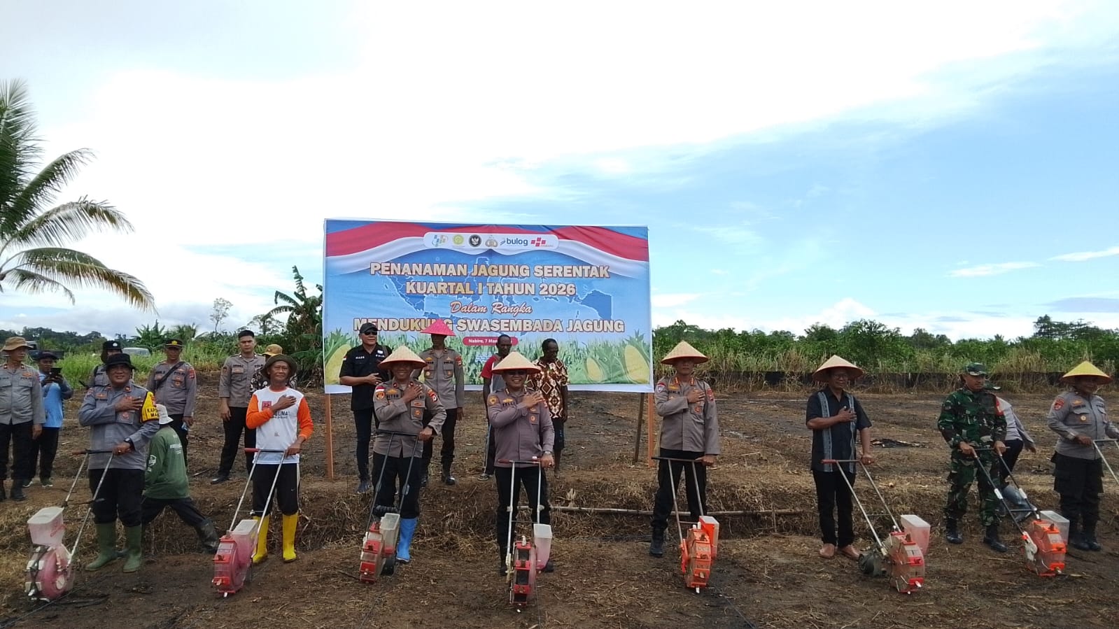 Penanaman Jagung Serentak Kuartal I Tahun 2026 Dalam Rangka Mendukung Swasembada Jagung