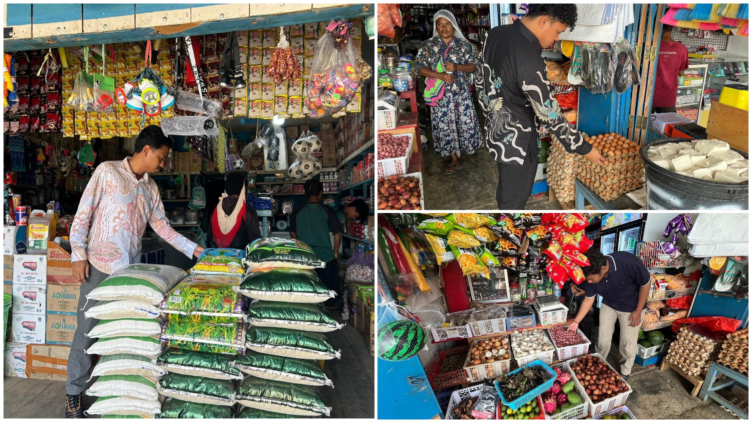 Sat Reskrim Polres Mamberamo Tengah Lakukan Monitoring Harga dan Stok Sembako di Pasar Kobakma