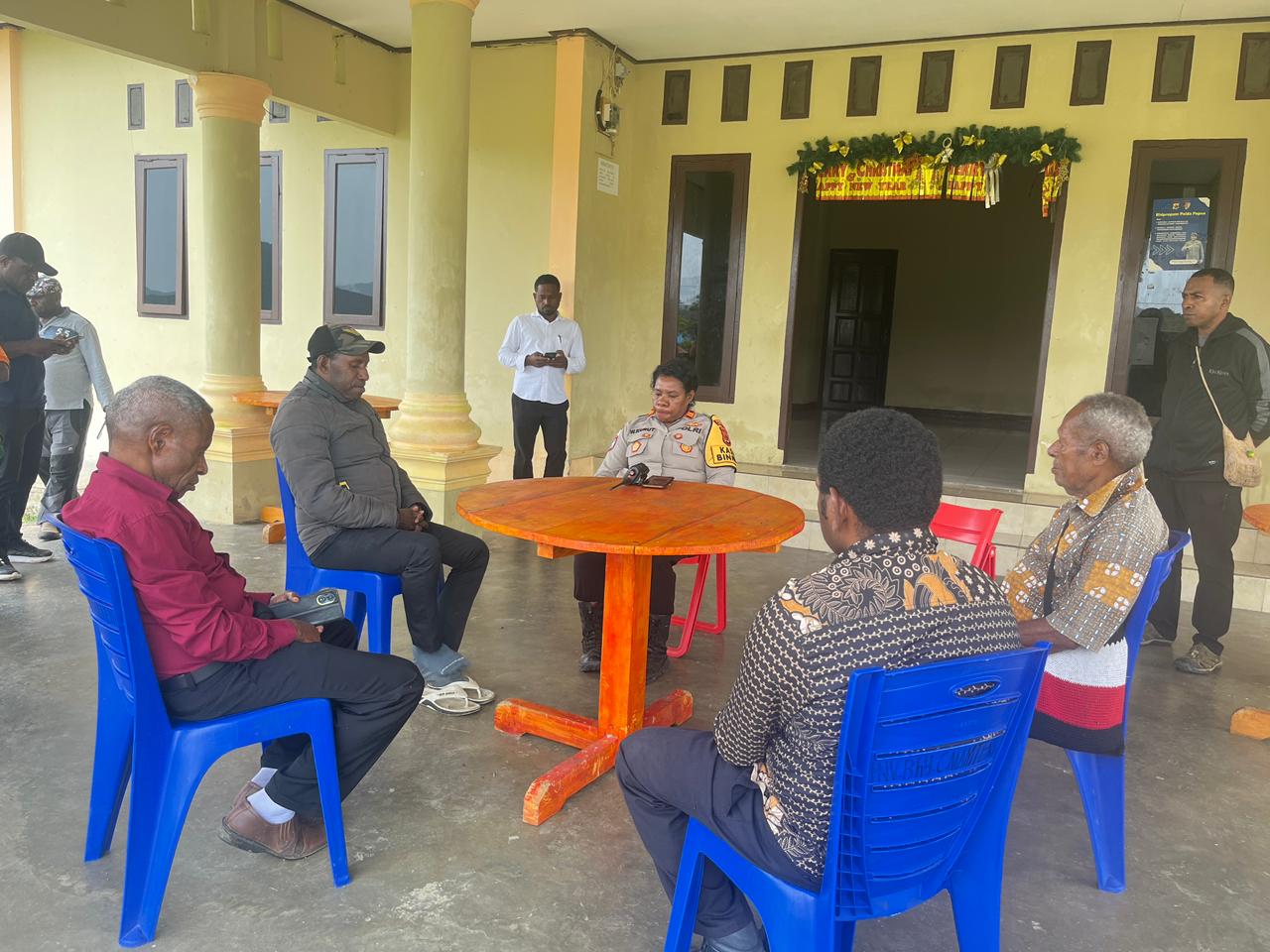 Klasis GIDI Kobakma Kunjungi Polres Mamberamo Tengah, Sampaikan Rencana Mediasi Terkait Pemalangan Aula BKD