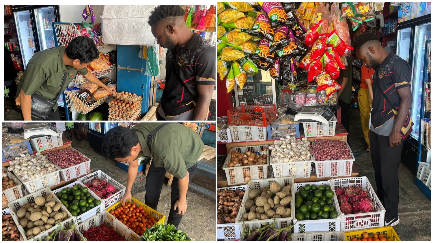 Sat Reskrim Polres Mamberamo Tengah Cek Ketersediaan Beras dan Bahan Pokok di Distrik Kobakma