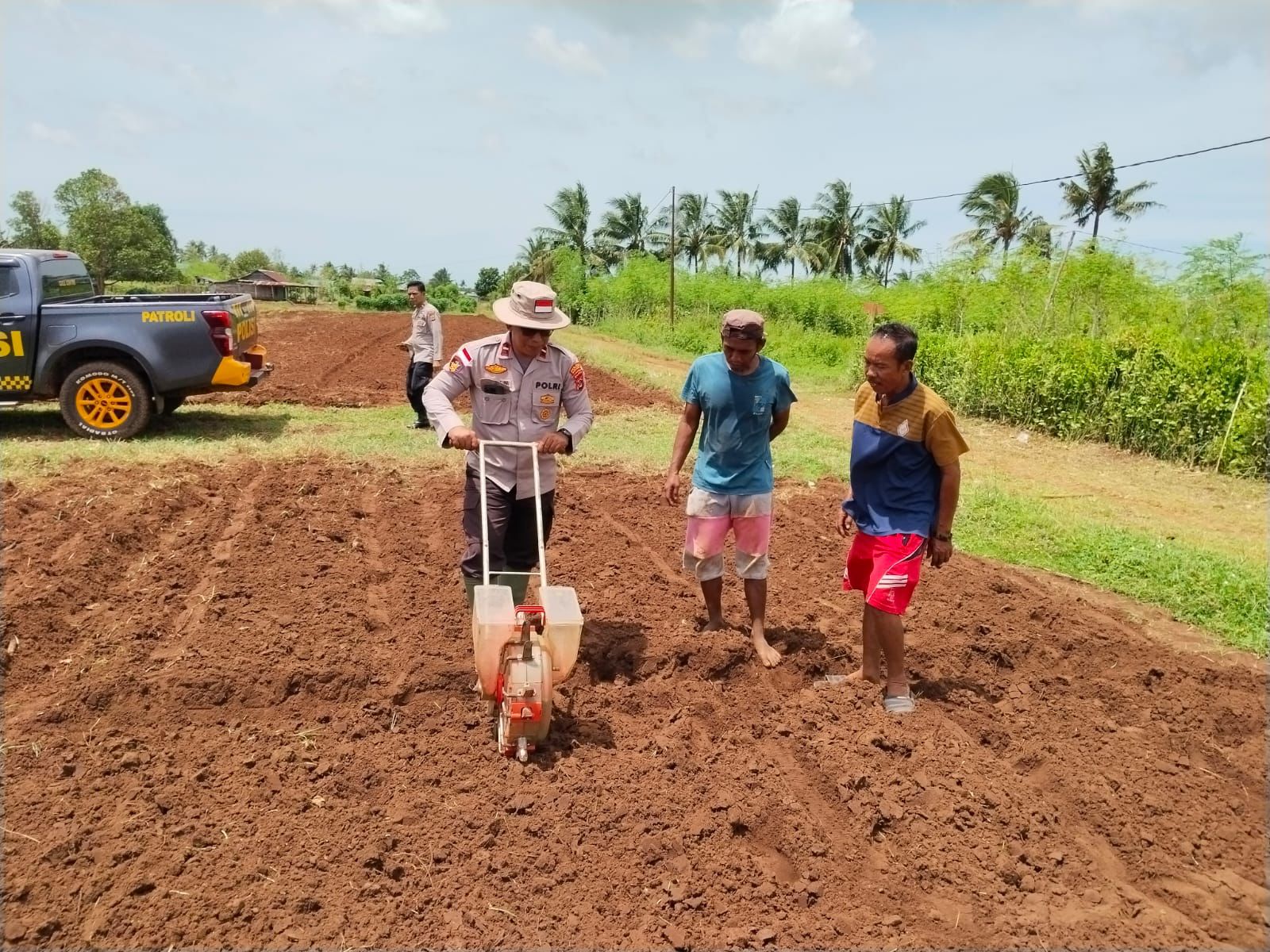 Polsek Kurik Dukung Petani Yogin dengan Penanaman Jagung Tongkol Kwartal I Tahun 2026