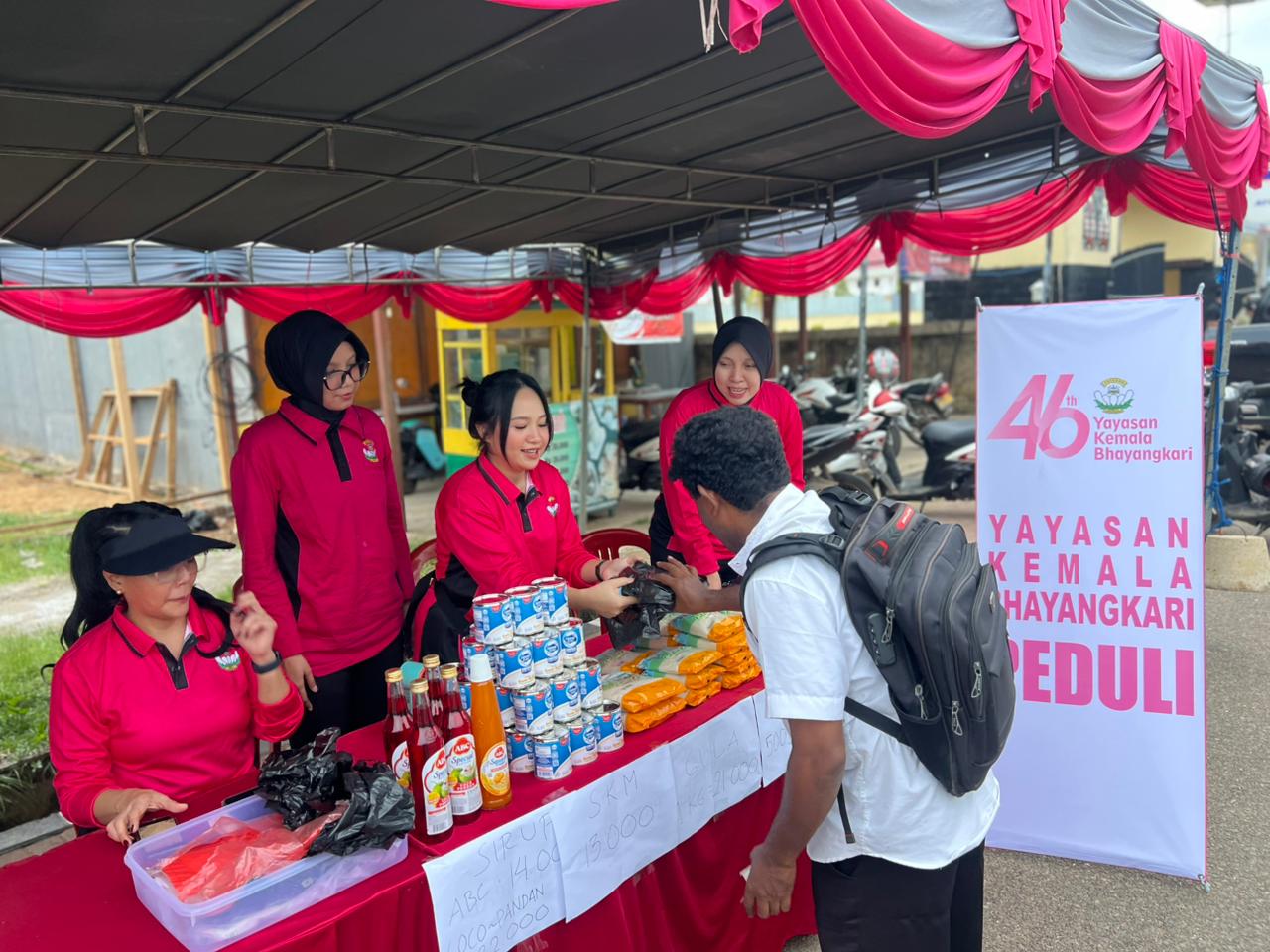 Bhayangkari Merauke Mengadakan Bazar Bhayangkari Dalam Rangka Bulan Suci Ramadhan dan HUT ke-46 Yayasan Kemala Bhayangkari Tahun 2026