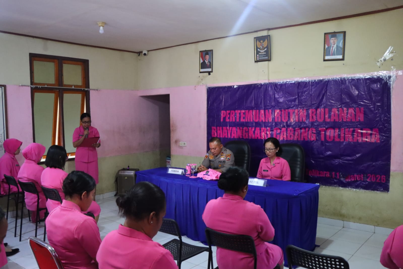 Pertemuan Rutin Bulanan Bhayangkari Cabang Tolikara Pererat Kebersamaan dan Dukungan Terhadap Tugas Polri