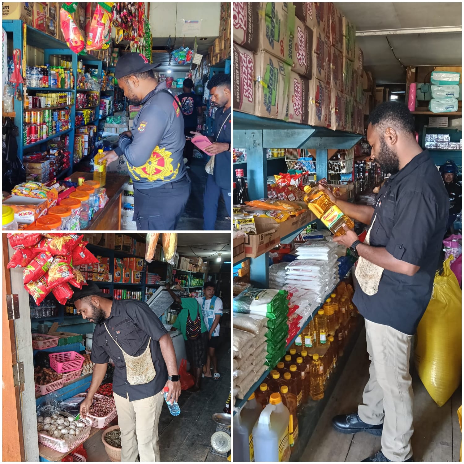 Jelang Ramadhan, Sat Reskrim Polres Mamberamo Tengah Pastikan Stok Sembako Aman