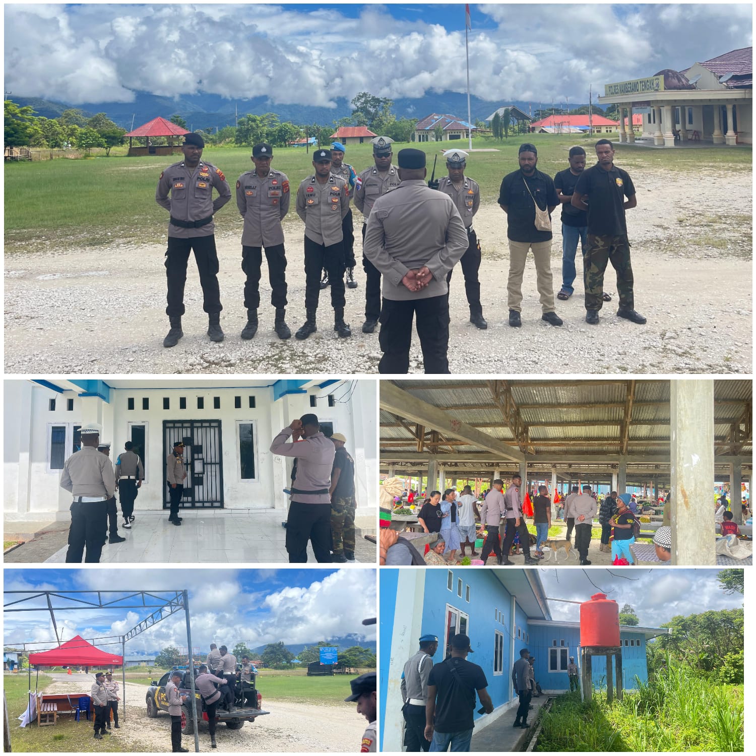 Hari Kedua Ops Ketupat Cartenz 2026,Polres Mamberamo Tingkatkan Patroli humanis di kota Kobakma